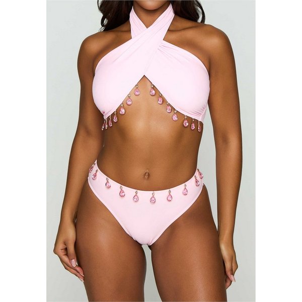 Moda Minx Bikini-Hose Hera Fixed Droplet (1-St., Panty) mit edlen Schmuckelementen