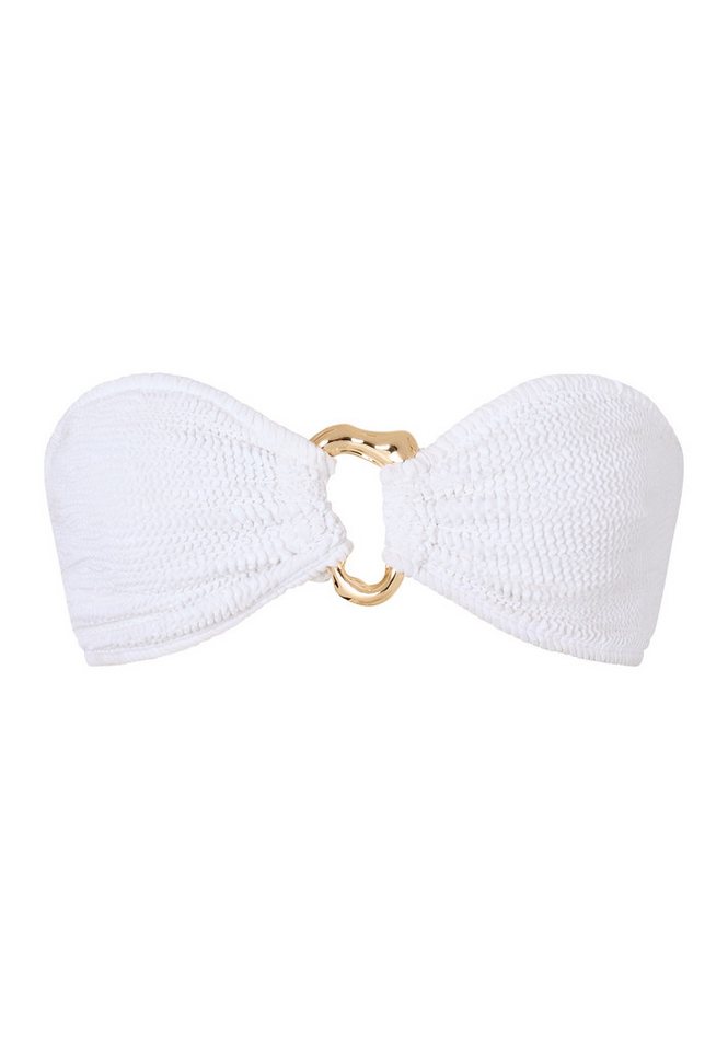 Moda Minx Triangel-Bikini-Top SCRUNCH Irregular (1-St), mit tollem Schmuckelement – Bild 2 von 5