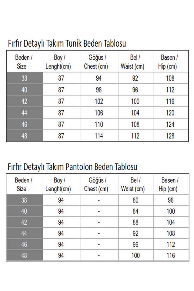 MODAMİHRAM Blusentop Rüschen-Set – Bild 5 von 5