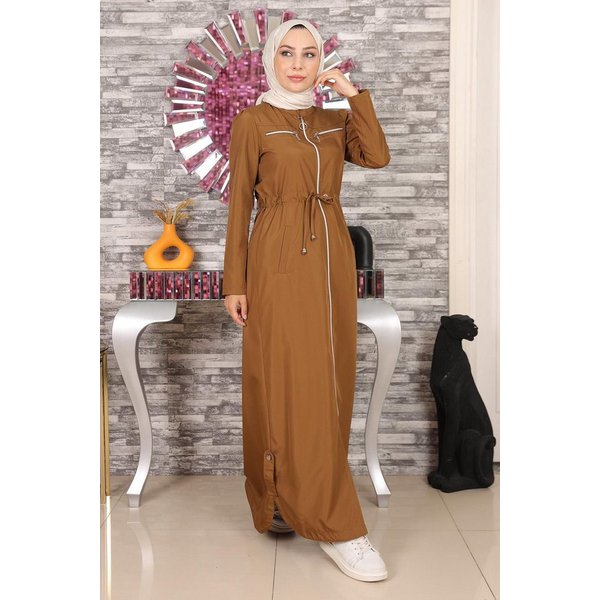 MODAMİHRAM Maxikleid Reißverschluss Abaya