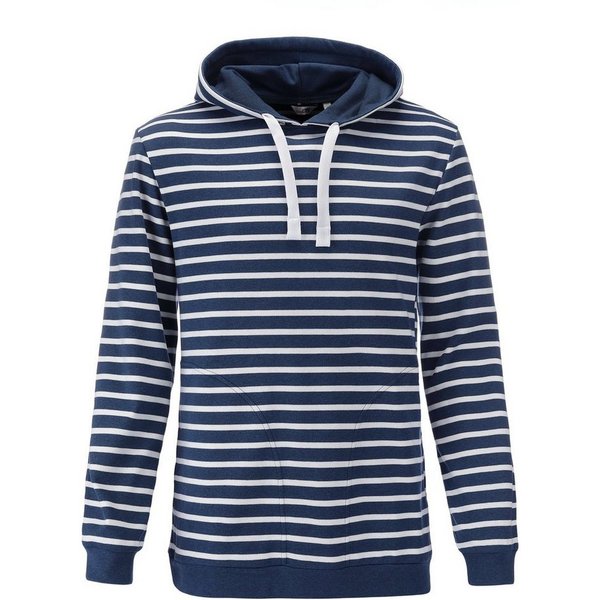modAS Kapuzenpullover 29006 Unisex Pullover gestreift – Bretonisches Streifenshirt mit Kapuze
