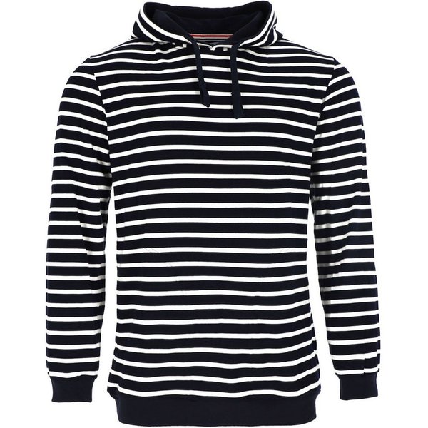 modAS Kapuzenpullover 29006 Unisex Pullover gestreift – Bretonisches Streifenshirt mit Kapuze