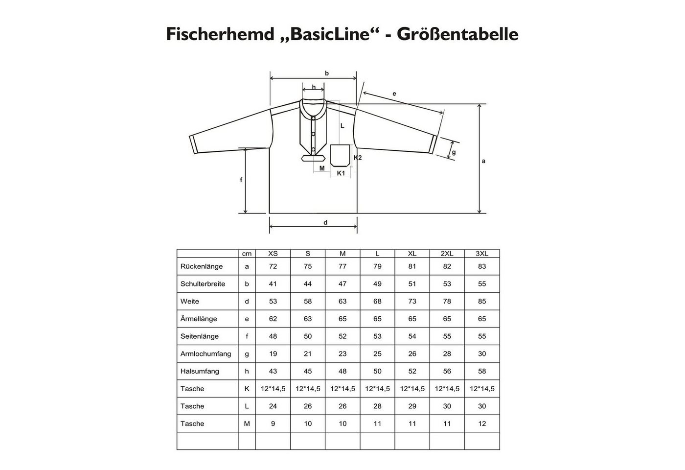 modAS Langarmhemd 8009 Unisex Fischerhemd Basic Line - Finkenwerder Hemd gestreift Baumwolle – Bild 2 von 3
