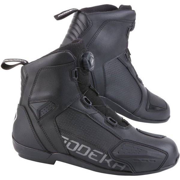 Modeka Modeka Yko Stiefel schwarz Motorradstiefel (Packung, Antistatische und Öl- und Benzinfeste Sohle) motorradschuhe für herren