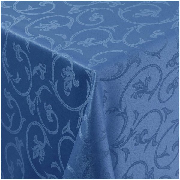 Moderno Tischdecke Tischdecke Stoff Damast Barock Jacquard Ranken Design mit Saum, Eckig 80x80 cm