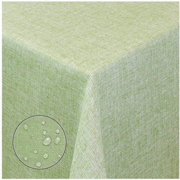Moderno Tischdecke Tischdecke Stoff Damast Leinen-Optik Jacquard mit Fleckschutz, Eckig 80x80 cm