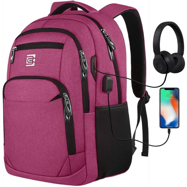 MODFU Laptoprucksack Laptop Rucksack Rucksäcke Schulrucksack Laptoptasche Wasserbeständig (Laptop Notebook Tasche Schule Uni Rucksack Freizeitrucksack, Anti-Die