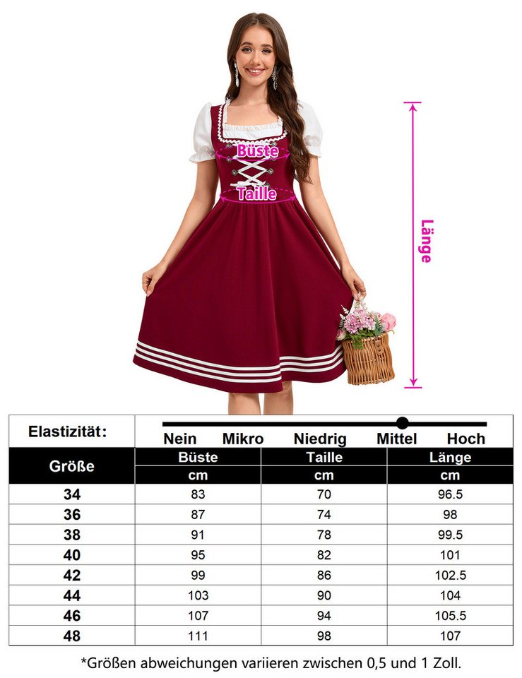 MODISFRAU Dirndl 1-Teilig Trachtenkleid – Bild 5 von 5