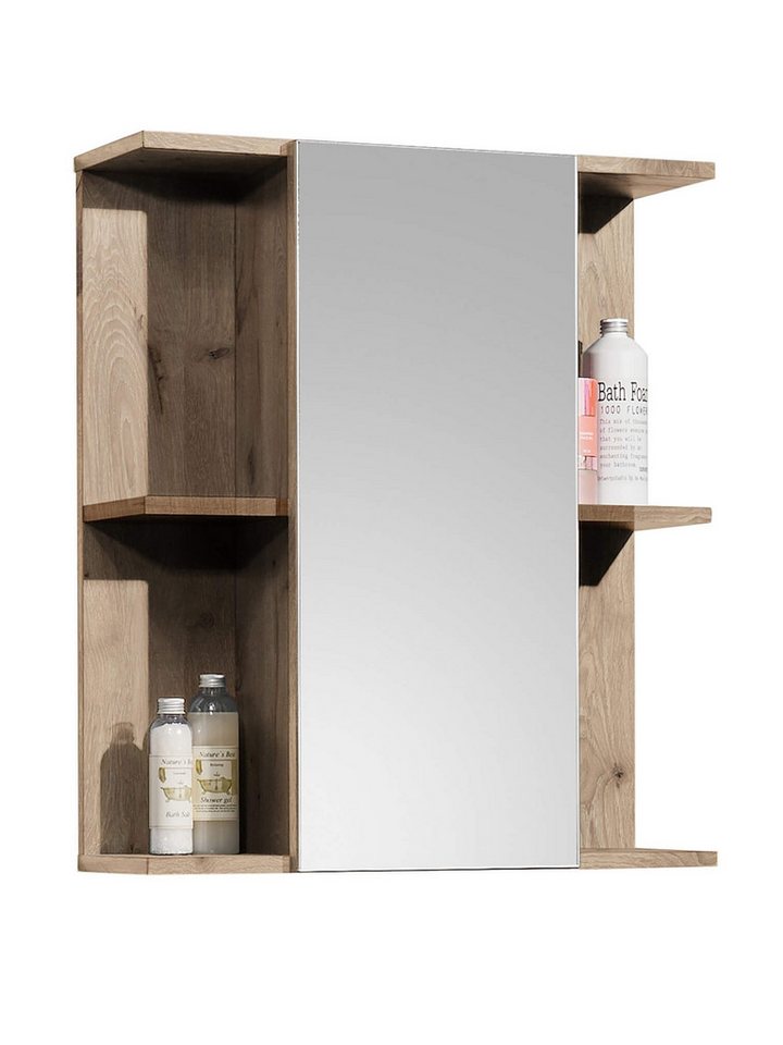 moebel-dich-auf Badezimmer-Set VALENCIA, (Waschbeckenunterschrank, Spiegelschrank, MDF-Fronten tiefgezogen, Korpus melaminbeschichtet) – Bild 5 von 5