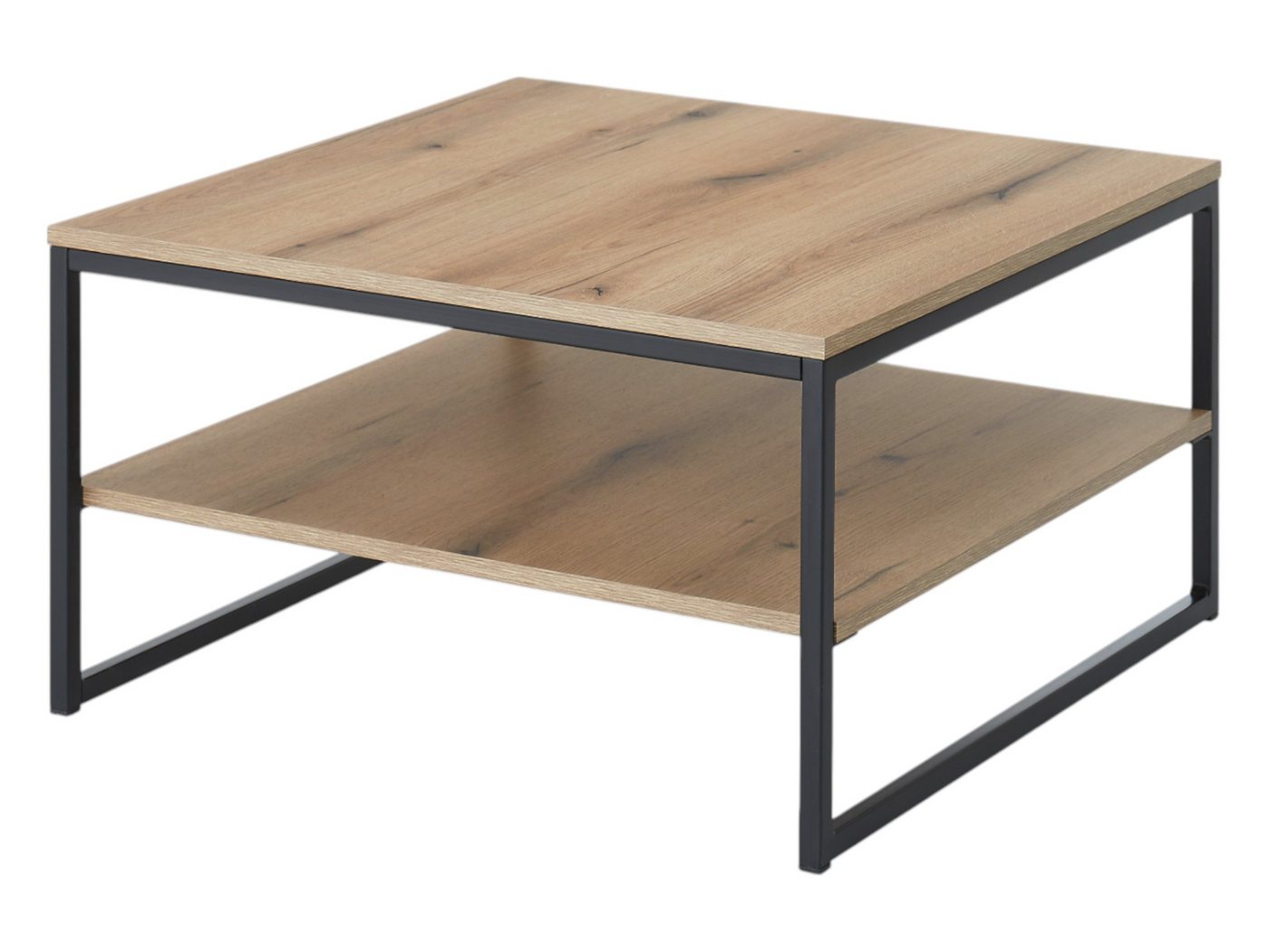 moebel-dich-auf Couchtisch KUBUS (in Evoke Eiche Dekor, quadratisch, Metallgestell), (BxHxT) 75x40x75 cm – Bild 3 von 5