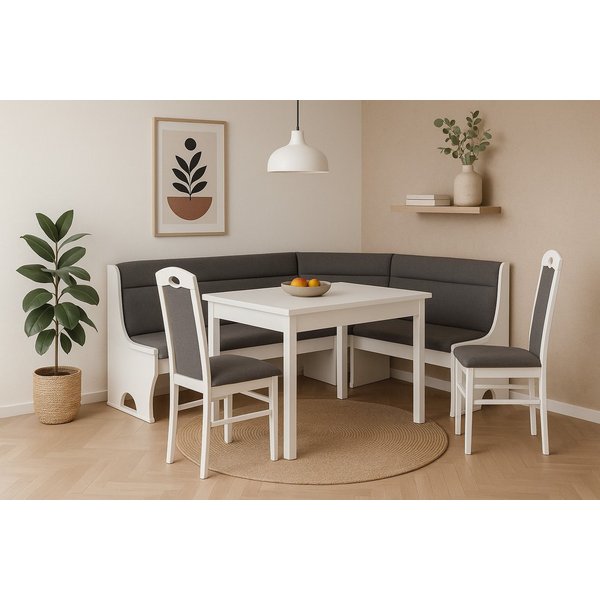 moebel-direkt-online Eckbankgruppe Caro, (Spar-Set, 4tlg. Set), Esstisch ausziehbar, Eckbank mit Stauraum