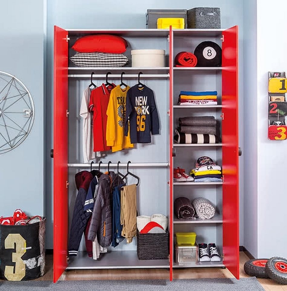 Möbel-Zeit Kleiderschrank RACECUP, 3-türig – Bild 3 von 5