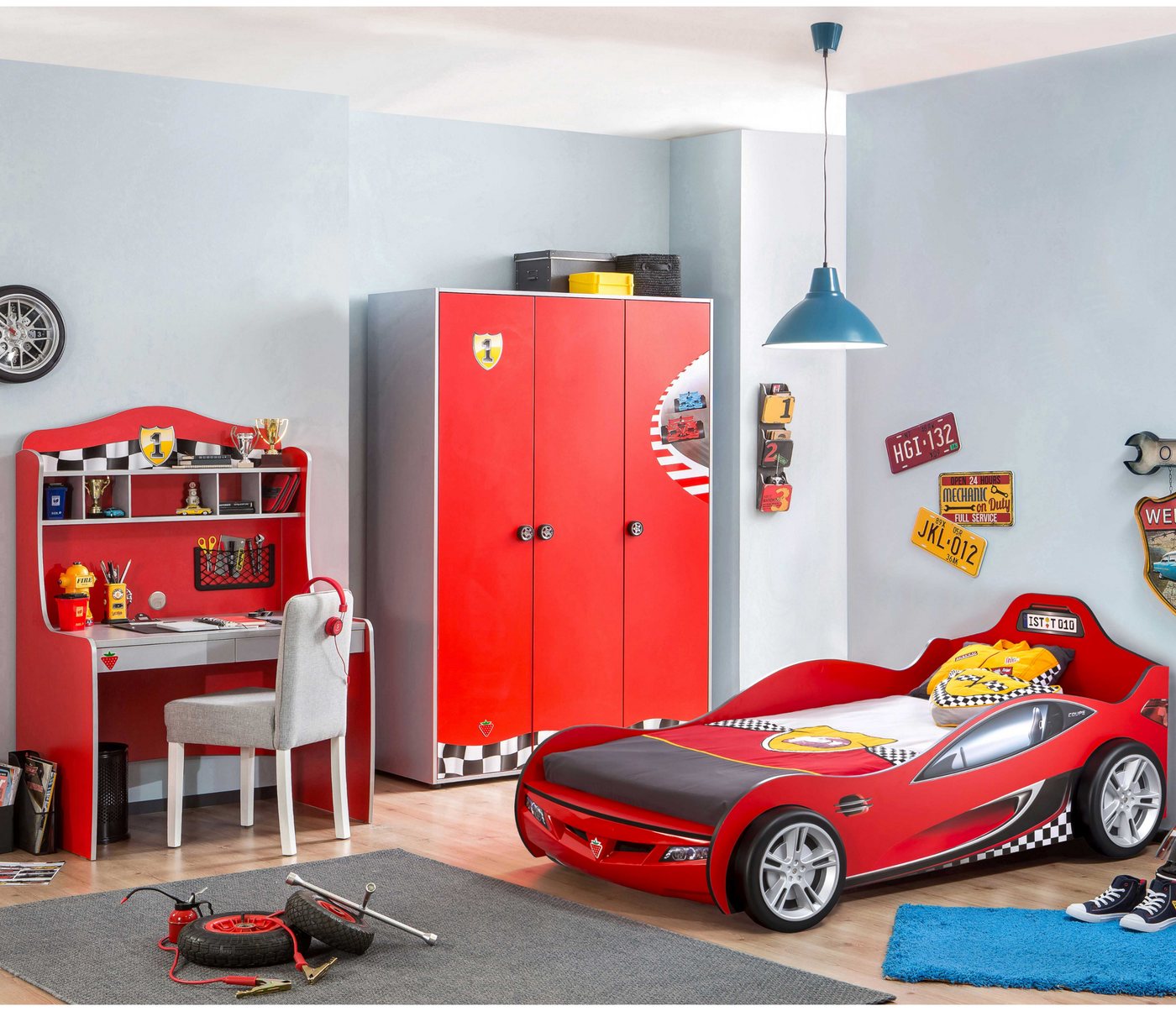 Möbel-Zeit Kleiderschrank RACECUP, 3-türig – Bild 4 von 5