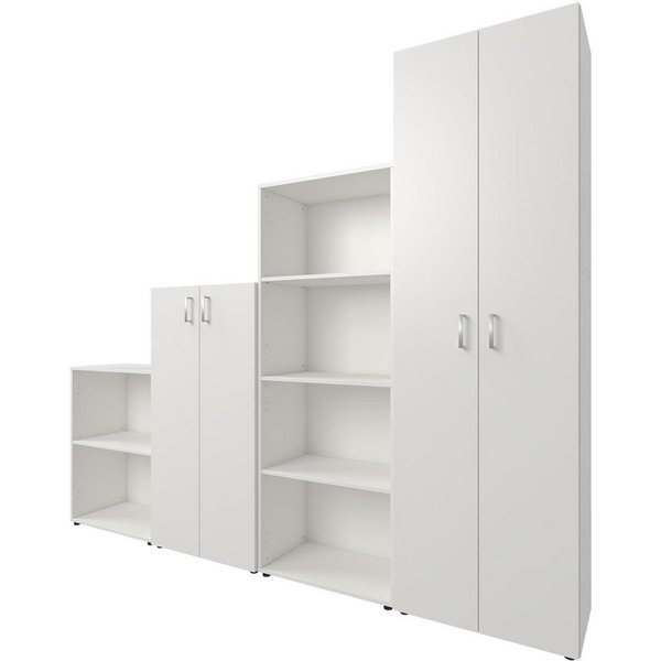 möbelando Büro-Set Trio 2345, 228 x 186,5 x 34,5 cm (B/H/T)