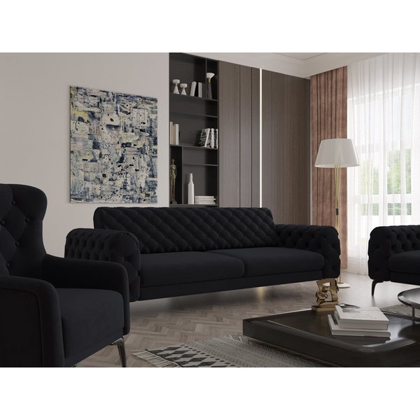 Möbeldreams Chesterfield-Sofa Set Arizona Chesterfield Schlaffunktion 3-2-1 .3-3-1 .3-1 .2-1, 3 Teile, Schlaffunktion