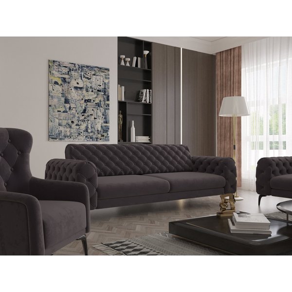 Möbeldreams Chesterfield-Sofa Set Arizona Chesterfield Schlaffunktion 3-2-1 .3-3-1 .3-1 .2-1, 3 Teile, Schlaffunktion