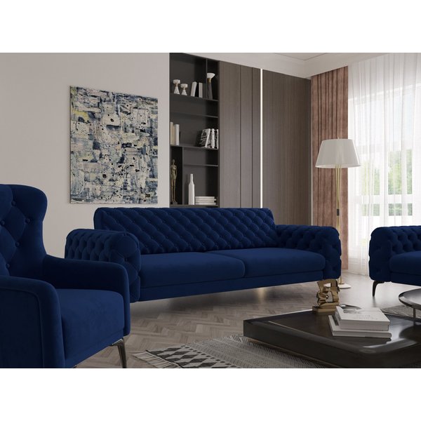 Möbeldreams Chesterfield-Sofa Set Arizona Chesterfield Schlaffunktion 3-2-1 .3-3-1 .3-1 .2-1, 3 Teile, Schlaffunktion