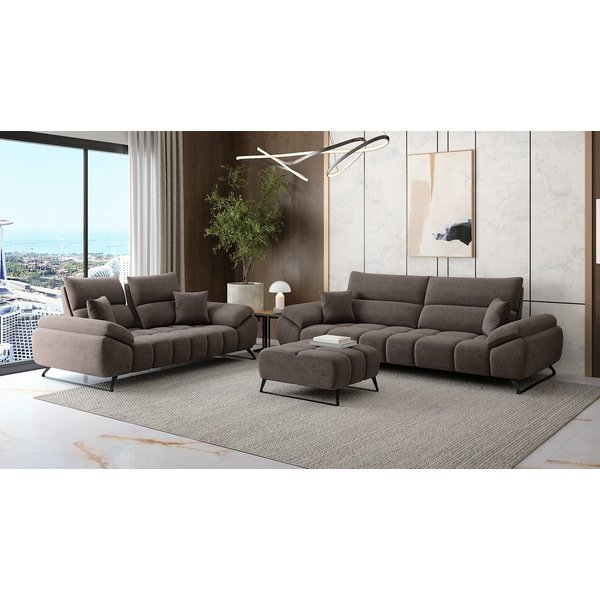 Möbeldreams Polstergarnitur Sofa Ruby –Relax, verschiebbare Lehne für Schlafbereich / Wohnzimmer, (Set oder als Einzelsofas – wahlweise als 3-Sitzer oder 2-Sitz