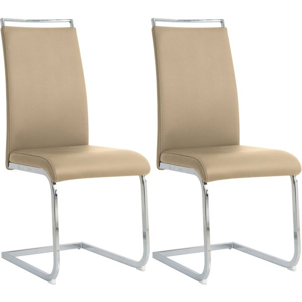 MÖBILIA Freischwinger (Set, 2 St), mit Wellenunterfederung