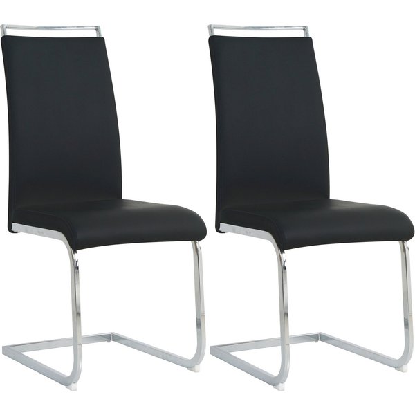 MÖBILIA Freischwinger (Set, 2 St), mit Wellenunterfederung