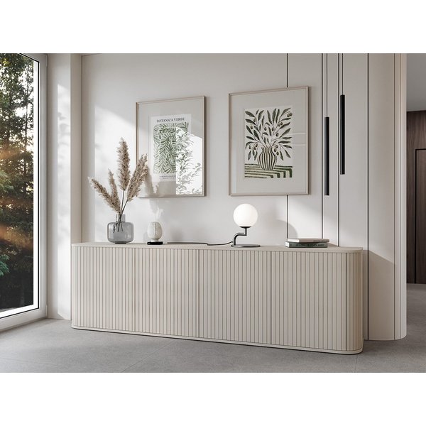 MOEBLINE Kommode Sideboard 4D ZILLO kaschmir