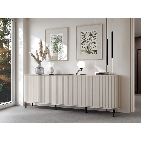 MOEBLINE Kommode Sideboard 4DN ZILLO kaschmir