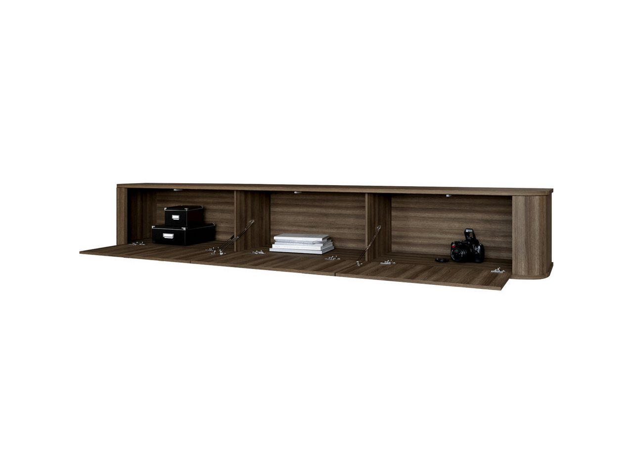 MOEBLINE Lowboard Hängender TV Lowboard AZILLO 215 eiche barock – Bild 3 von 5