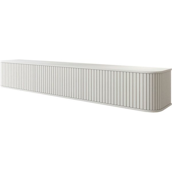 MOEBLINE Lowboard Hängender TV Schrank Kommode ZILLO 215 weiß