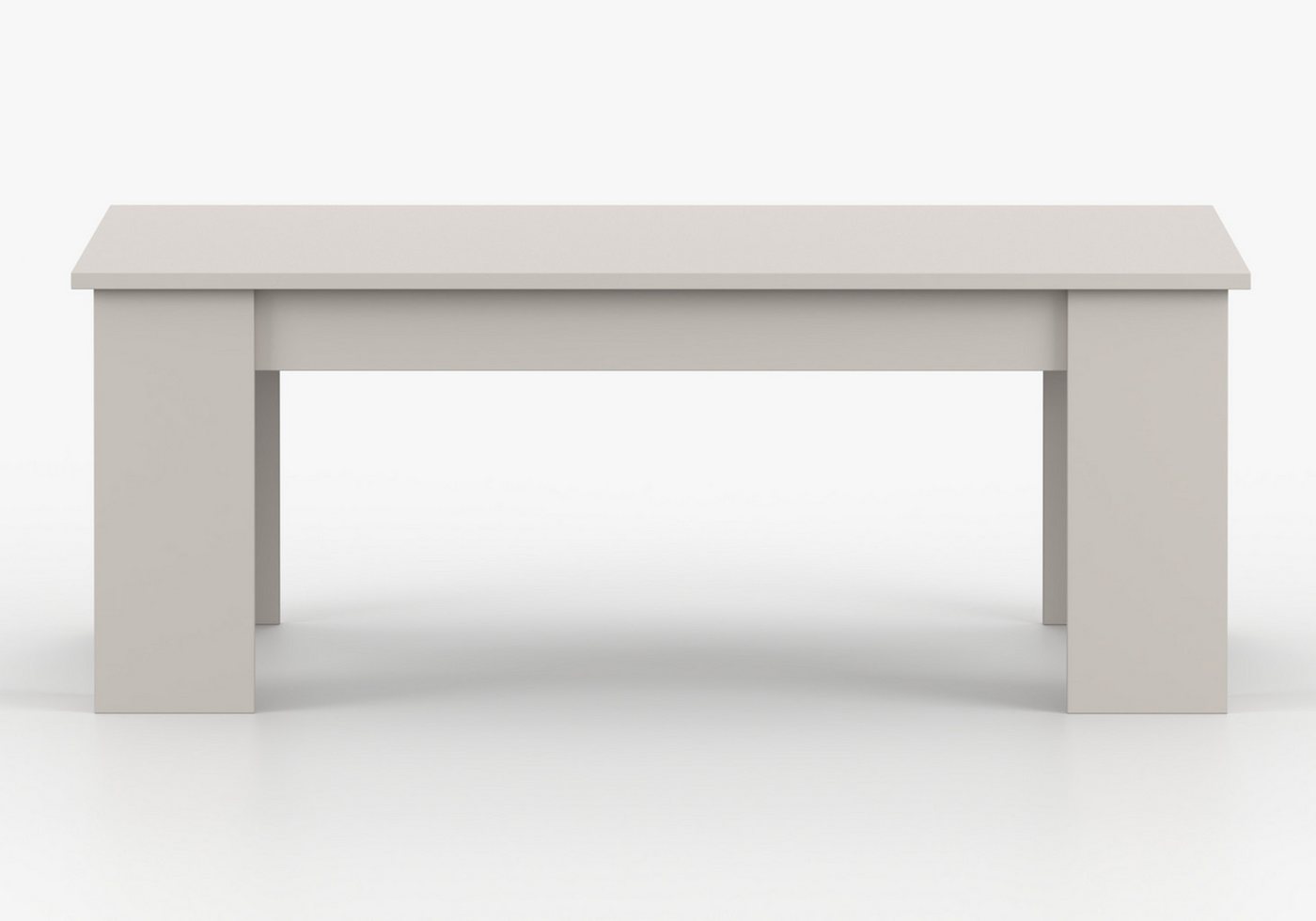 MOEBLO Couchtisch TERSO (moderner Wohnzimmertisch 130 × 70 cm, großzügige Tischfläche, mattes Design in Kaschmir), (BxHxT):130 x 40 x 70 cm – Bild 4 von 5