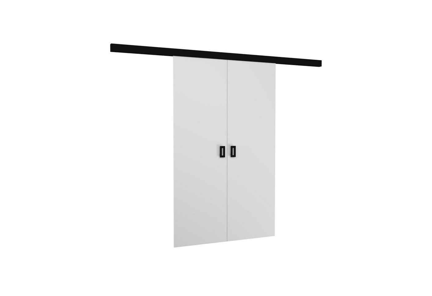 MOEBLO Doppelschiebetür Topillo (elegante doppelte Wandschiebetür mit hochwertigem Schiebesystem, optional mit Soft-Close, moderne Raumtrenner für Wohnzimmer, S – Bild 2 von 5