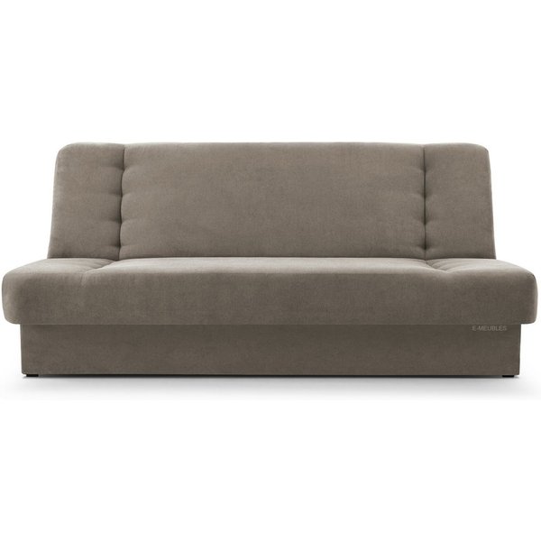 MOEBLO Schlafsofa Cyprus, Sofa Kippsofa Klappsofa Clic-Clack Couch für Wohnzimmer Federkern Sofagarnitur Polstersofa - 192x85x92 cm -, mit Bettkasten und Schlaf
