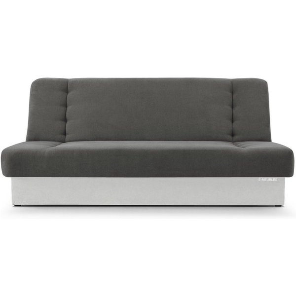 MOEBLO Schlafsofa Cyprus, Sofa Kippsofa Klappsofa Clic-Clack Couch für Wohnzimmer Federkern Sofagarnitur Polstersofa - 192x85x92 cm -, mit Bettkasten und Schlaf