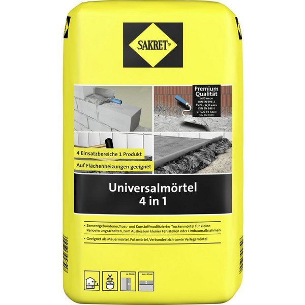 Sakret Mörtel SAKRET Universalmörtel 4 in 1 10 kg