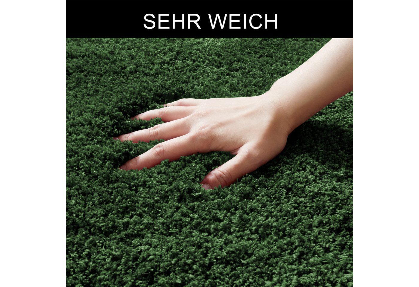 Möve Badematte Superwuschel, Badvorleger, Badezimmer Teppich, Höhe 40 mm, rutschhemmend beschichtet, schnell trocknend, strapazierfähig, fußbodenheizungsgeeigne – Bild 5 von 5