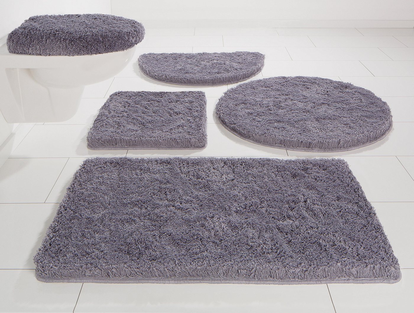 Möve Badematte Superwuschel, Badvorleger, Badezimmer Teppich, Höhe 40 mm, rutschhemmend beschichtet, schnell trocknend, strapazierfähig, fußbodenheizungsgeeigne – Bild 2 von 5