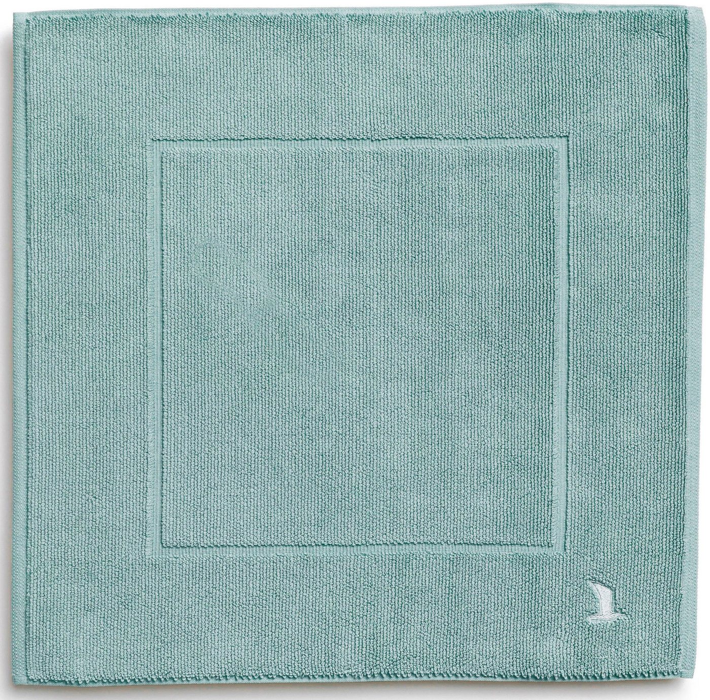 Möve Badematte Superwuschel, Höhe 8 mm, beidseitig nutzbar, fußbodenheizungsgeeignet, Baumwolle, quadratisch – Bild 2 von 5