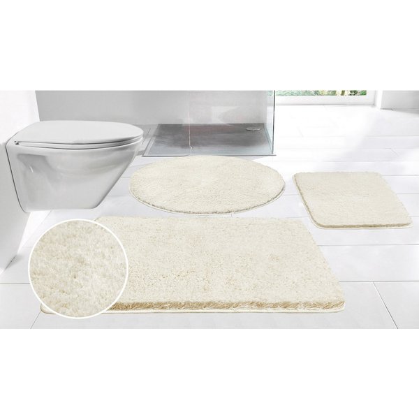 Möve Badematte Superwuschel, Badvorleger, Badezimmer Teppich, Höhe 40 mm, rutschhemmend beschichtet, schnell trocknend, strapazierfähig, fußbodenheizungsgeeigne