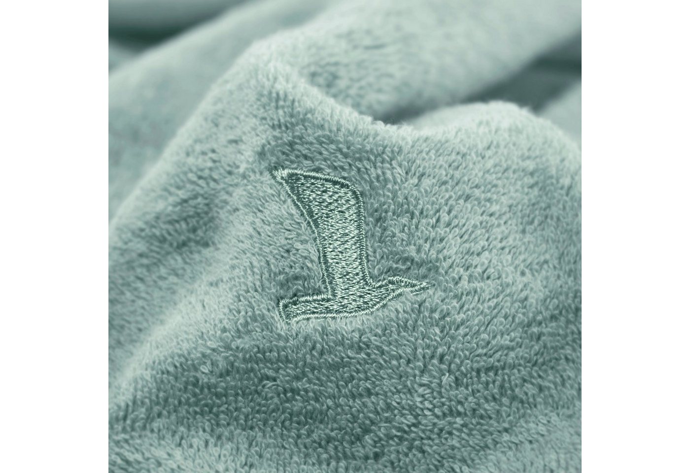 Möve Badetuch Superwuschel, Walkfrottee (1-St), Badetuch mit Bordüre, 100% Premium Cotton Baumwolle, einfarbig, weich – Bild 3 von 5