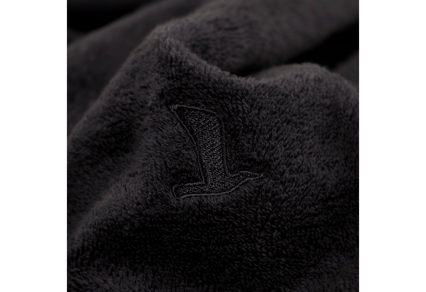 Möve Badetuch Superwuschel, Walkfrottee (1-St), Badetuch mit Bordüre, 100% Premium Cotton Baumwolle, einfarbig, weich – Bild 3 von 5