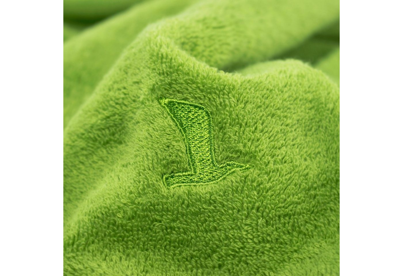 Möve Badetuch Superwuschel, Walkfrottee (1-St), Badetuch mit Bordüre, 100% Premium Cotton Baumwolle, einfarbig, weich – Bild 3 von 5