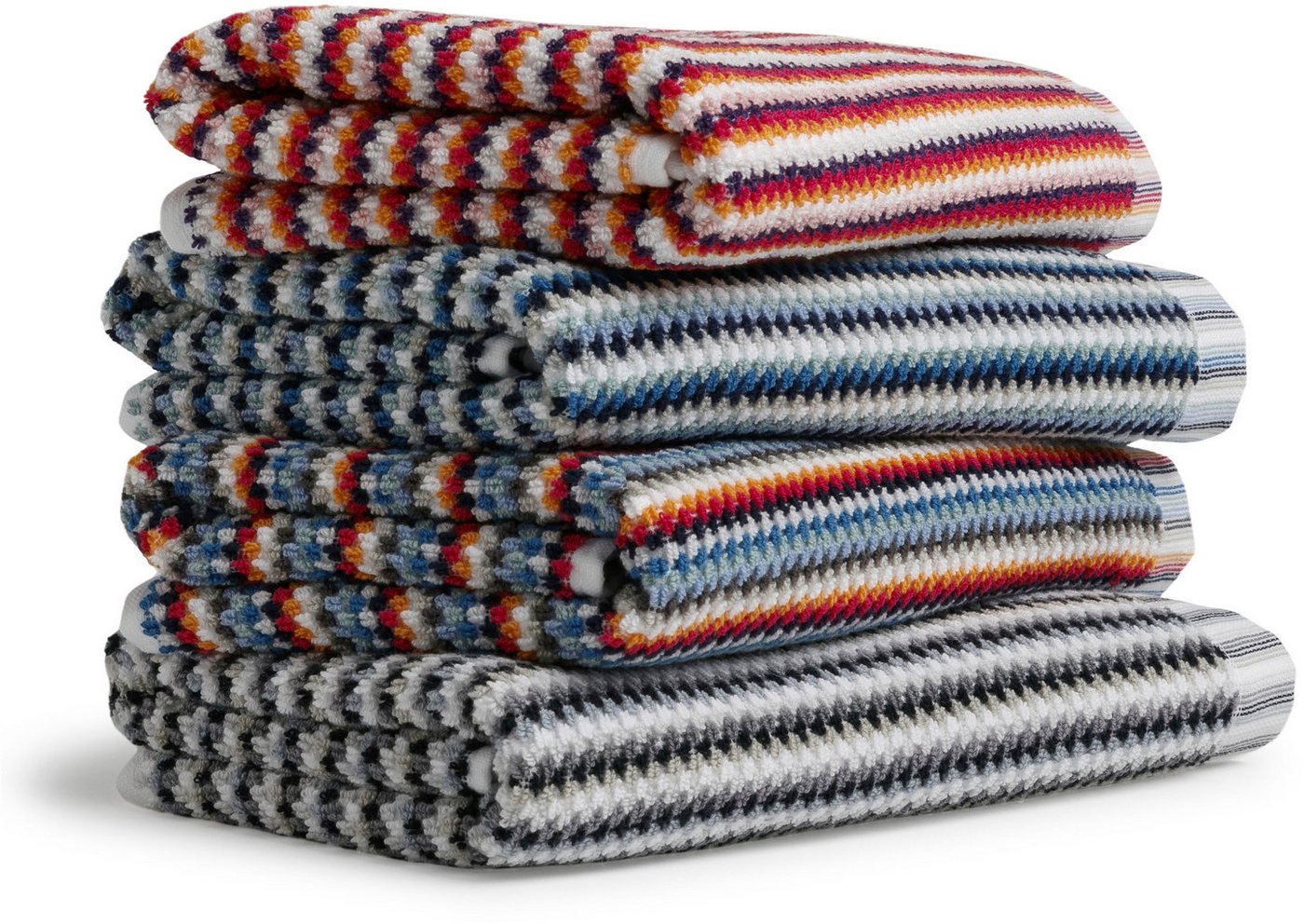 Möve Badetücher Bliss bunt, Walkfrottier (1-St), mit Perlstruktur – Bild 4 von 5