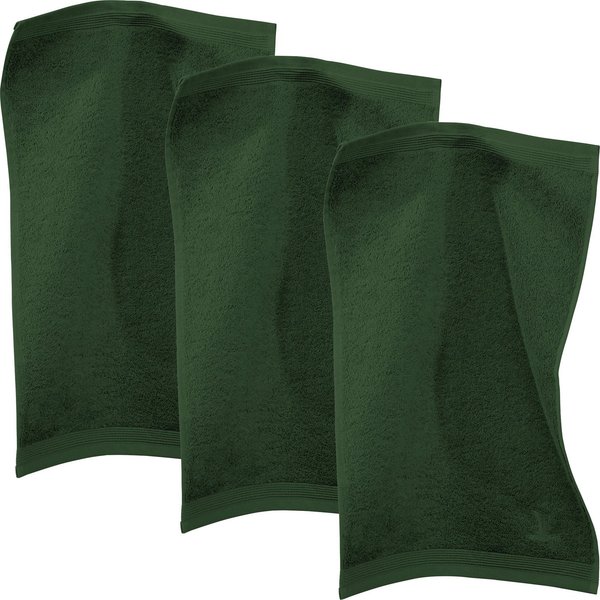 Möve Gästehandtuch Gästetuch "Superwuschel" 3er-Pack, Frottier, Walk-Frottier Uni