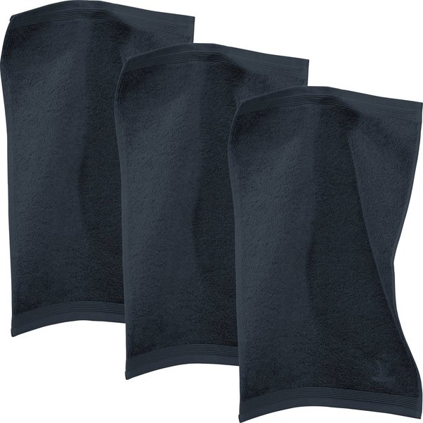 Möve Gästehandtuch Gästetuch "Superwuschel" 3er-Pack, Frottier, Walk-Frottier Uni