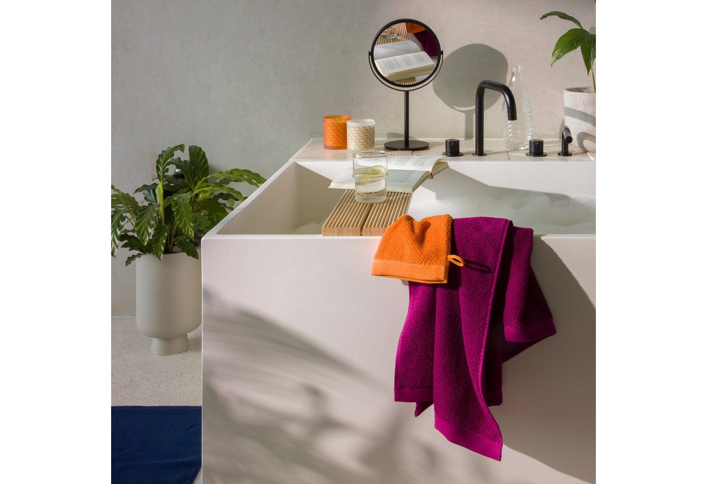 Möve Handtuch Bliss, Walkfrottier (1-St), Perlstruktur mit leichtem Massageeffekt – Bild 5 von 5