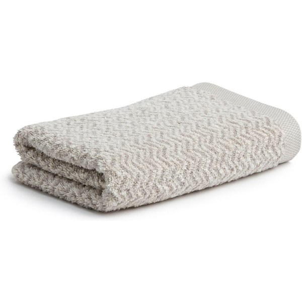 Möve Handtuch Brooklyn, Walkfrottier (1-St), mit Zick-Zack-Muster, Made in Germany