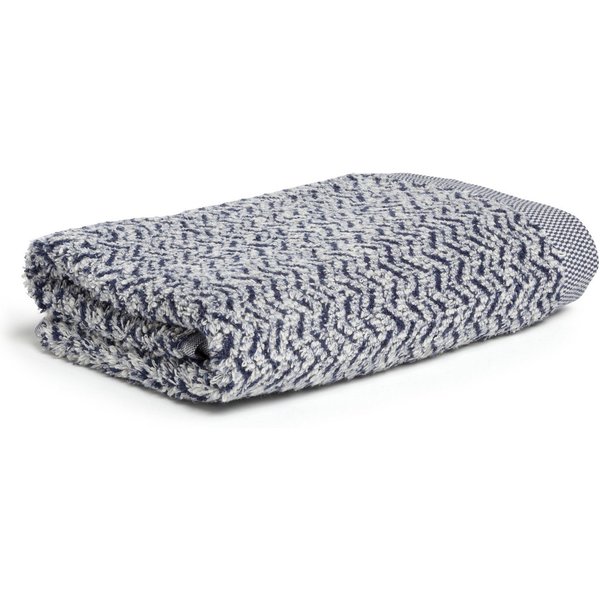 Möve Handtuch Brooklyn, Walkfrottier (1-St), mit Zick-Zack-Muster, Made in Germany