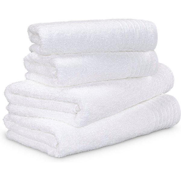 Möve Handtuch Set New Classic, Walkfrottier (4-St), 2x Hand- und 2x Duschtücher, 100% bester Baumwolle (480 g/m)