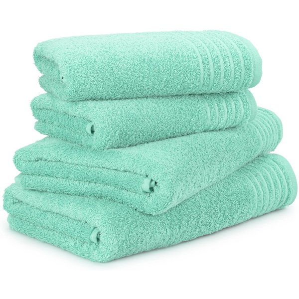 Möve Handtuch Set New Classic, Walkfrottier (4-St), 2x Hand- und 2x Duschtücher, 100% bester Baumwolle (480 g/m)
