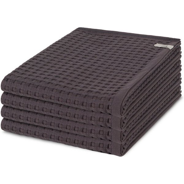 Möve Handtuch Set Piquee, Waffel-Pique (Spar-Set, 4-St), 4 X Handtuch im Set - Baumwolle - Saugstark