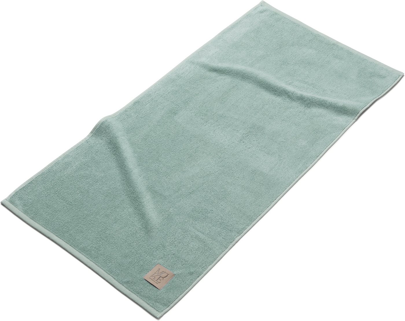 Möve Handtuch Soft Silence Uni mit Prägeetikett, Frottier (1-St) – Bild 2 von 5
